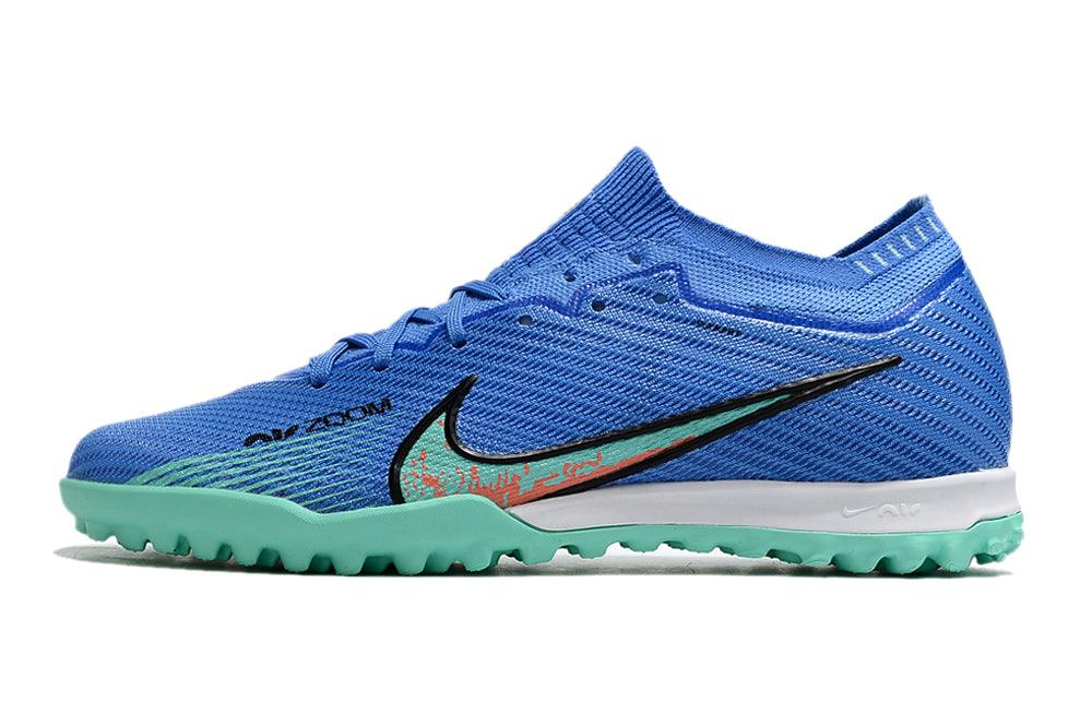 Nike Zoom Mercurial Vapor 15 Elite Blue and Green TF