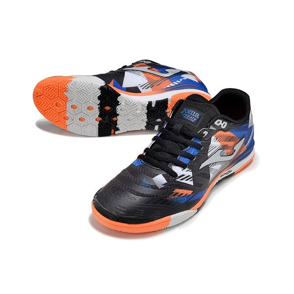 Joma Regate Rebound Black Orange Blue and Gray IC