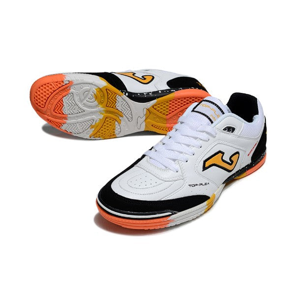 Joma Top Flex 24 White Black and Orange IC