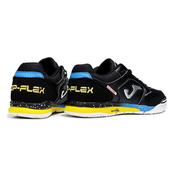 Joma Top Flex Rebound Black Blue and Yellow IC