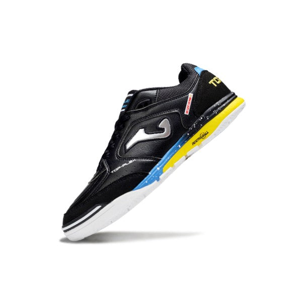 Joma Top Flex Rebound Black Blue and Yellow IC