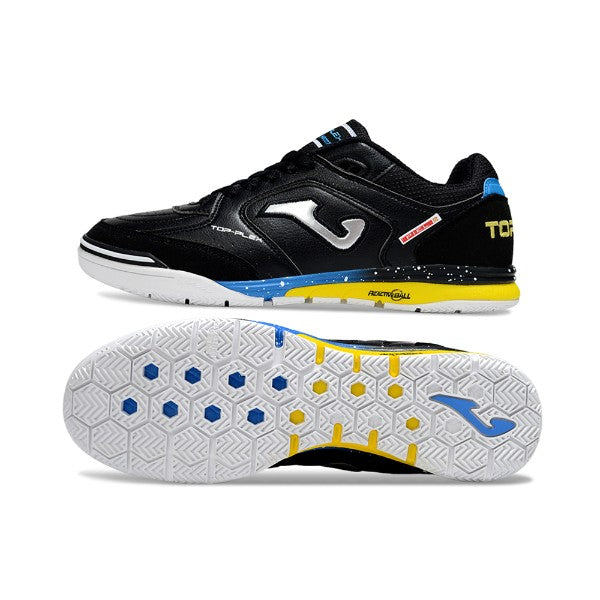 Joma Top Flex Rebound Black Blue and Yellow IC