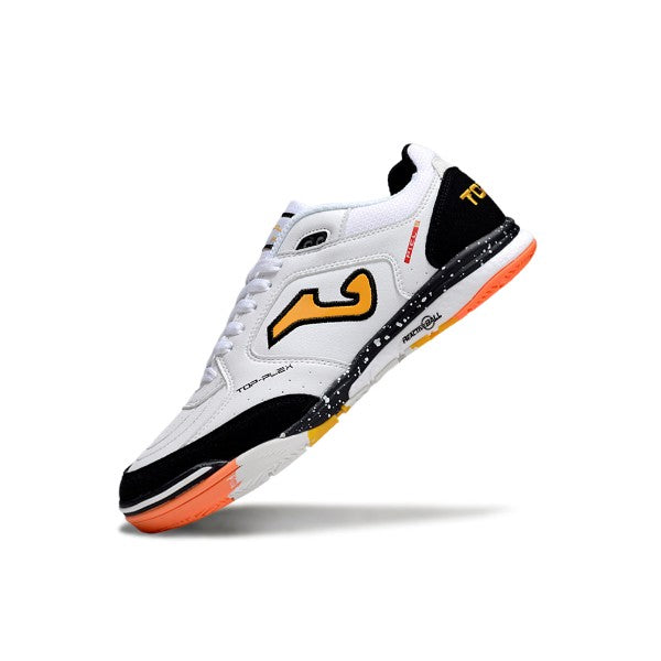 Joma Top Flex Rebound White Black and Orange IC