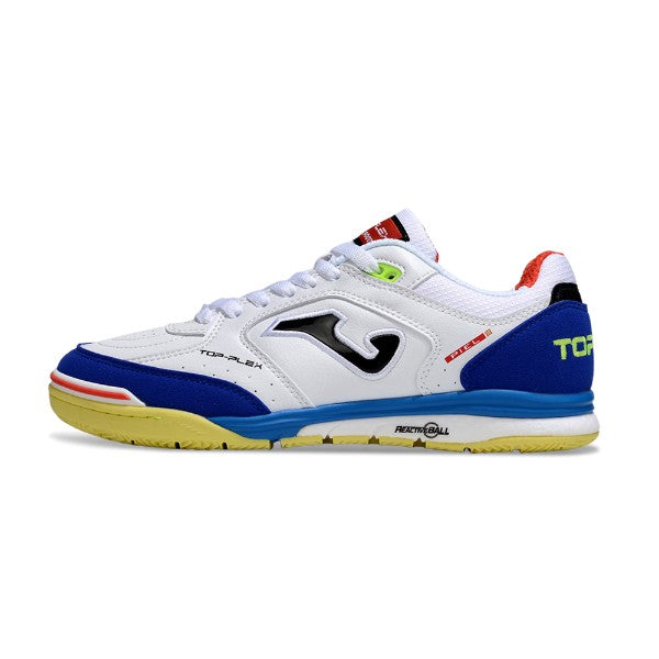 Joma Top Flex Rebound White Blue and Yellow IC