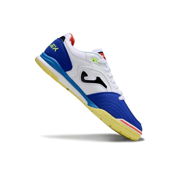 Joma Top Flex Rebound White Blue and Yellow IC