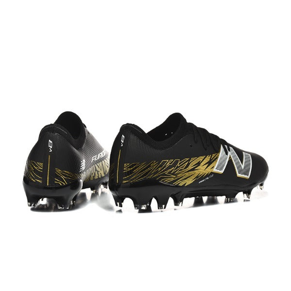 New Balance Furon Team V8 Black and Golden FG