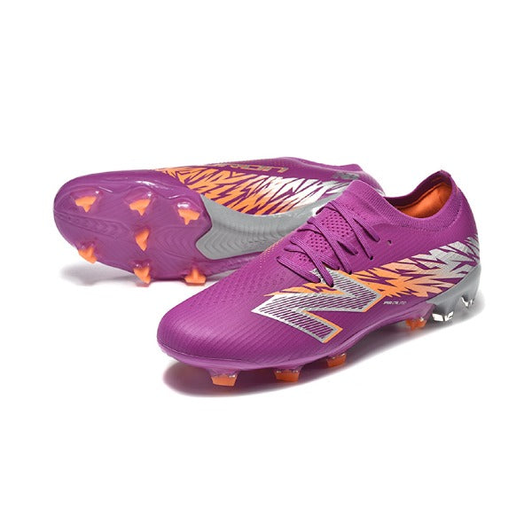 New Balance Furon Team V8 Purple and Orange FG