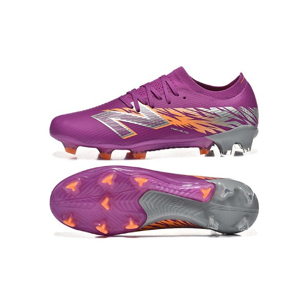 New Balance Furon Team V8 Purple and Orange FG