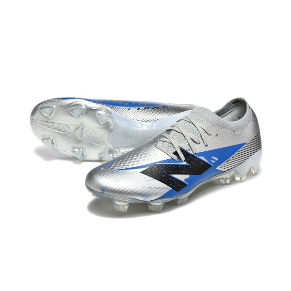 New Balance Furon Team V8 Silver and Blue FG
