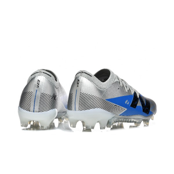 New Balance Furon Team V8 Silver and Blue FG