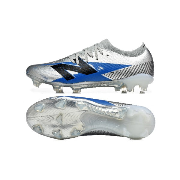 New Balance Furon Team V8 Silver and Blue FG