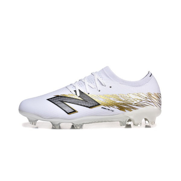 New Balance Furon Team V8 White and Golden FG