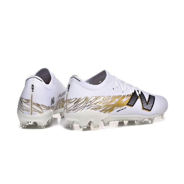 New Balance Furon Team V8 White and Golden FG