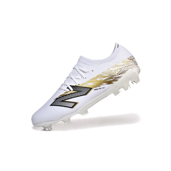 New Balance Furon Team V8 White and Golden FG