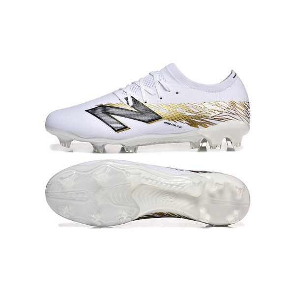 New Balance Furon Team V8 White and Golden FG