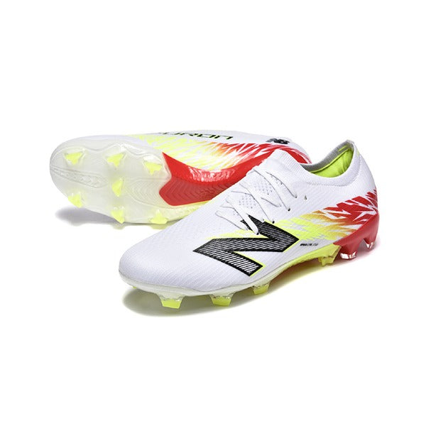 New Balance Furon Team V8 White and Red FG