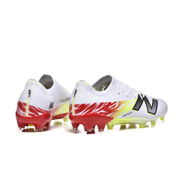 New Balance Furon Team V8 White and Red FG