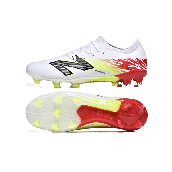 New Balance Furon Team V8 White and Red FG