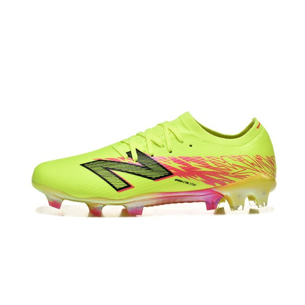 New Balance Furon Team V8 Yellow and Pink FG