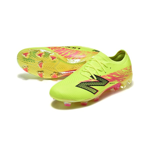 New Balance Furon Team V8 Yellow and Pink FG