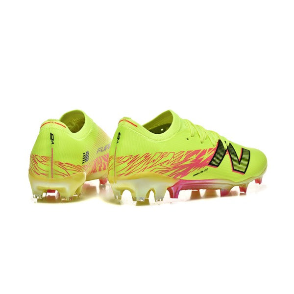 New Balance Furon Team V8 Yellow and Pink FG