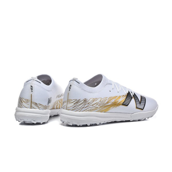 New Balance Furon V8 Elite White and Golden TF
