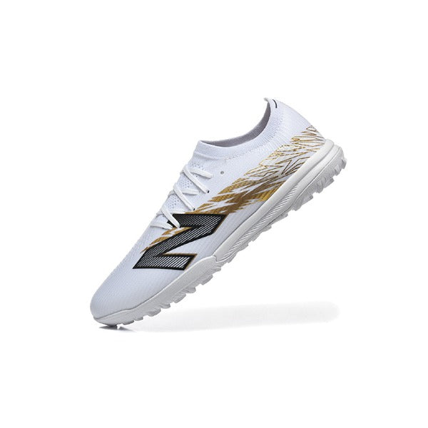 New Balance Furon V8 Elite White and Golden TF