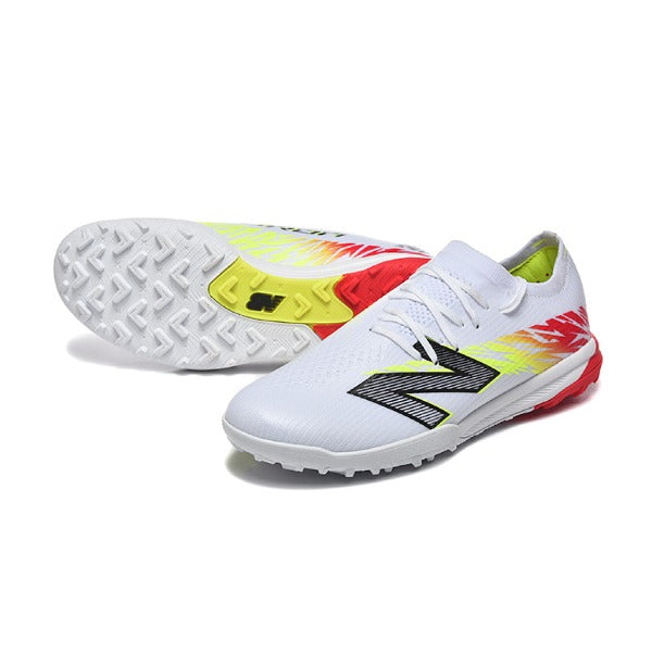 New Balance Furon V8 Elite White, Yellow and Red TF