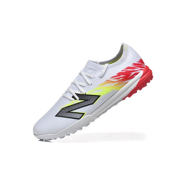 New Balance Furon V8 Elite White, Yellow and Red TF