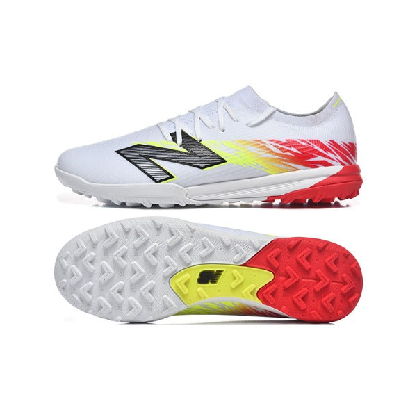 New Balance Furon V8 Elite White, Yellow and Red TF