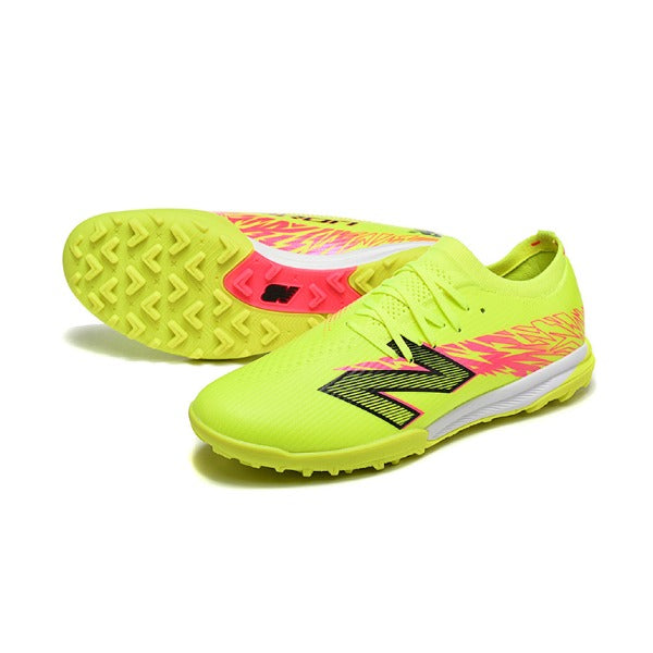 New Balance Furon V8 Elite Yellow and Pink TF