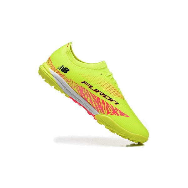 New Balance Furon V8 Elite Yellow and Pink TF