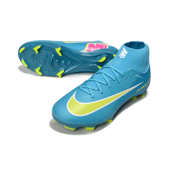 Nike Air Zoom Mercurial Superfly 10 Academy Blue and Yellow FG