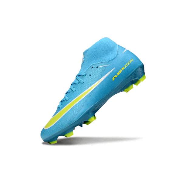Nike Air Zoom Mercurial Superfly 10 Academy Blue and Yellow FG