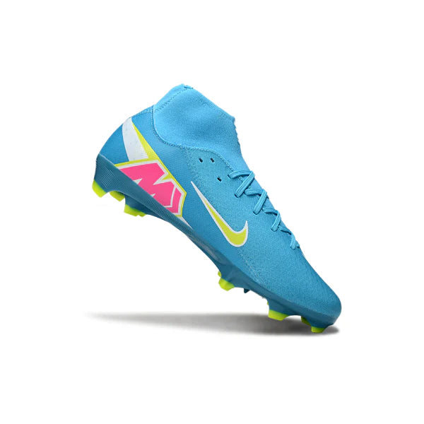 Nike Air Zoom Mercurial Superfly 10 Academy Blue and Yellow FG