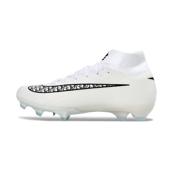 Nike Air Zoom Mercurial Superfly 10 Dior White Kids Firm Ground FG Football Boot