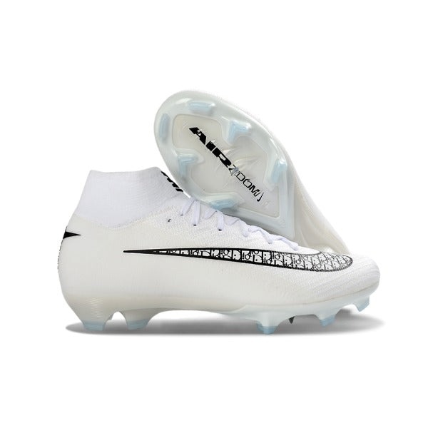 Nike Air Zoom Mercurial Superfly 10 Dior White Kids Firm Ground FG Football Boot