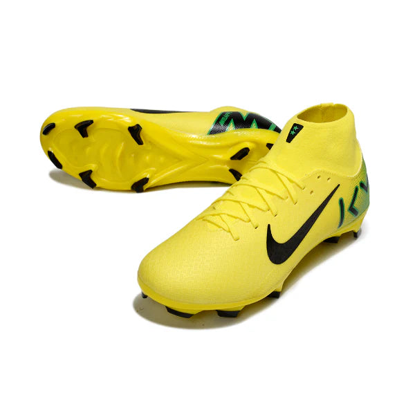 Nike Air Zoom Mercurial Superfly 10 Academy Mbappe Yellow and Black FG