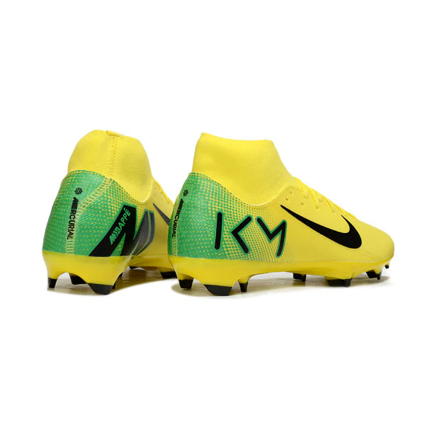 Nike Air Zoom Mercurial Superfly 10 Academy Mbappe Yellow and Black FG