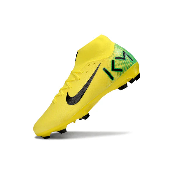 Nike Air Zoom Mercurial Superfly 10 Academy Mbappe Yellow and Black FG