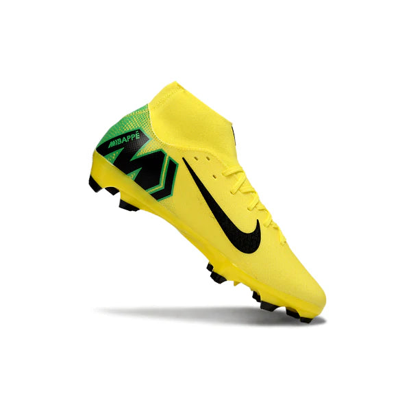 Nike Air Zoom Mercurial Superfly 10 Academy Mbappe Yellow and Black FG