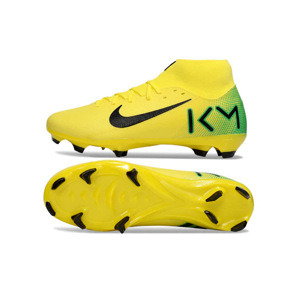 Nike Air Zoom Mercurial Superfly 10 Academy Mbappe Yellow and Black FG