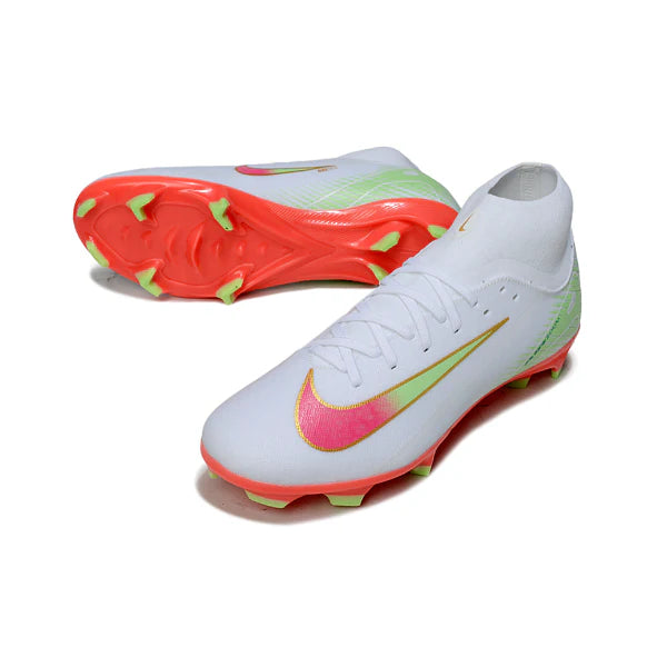 Nike Air Zoom Mercurial Superfly 10 Academy White, Orange and Pink FG