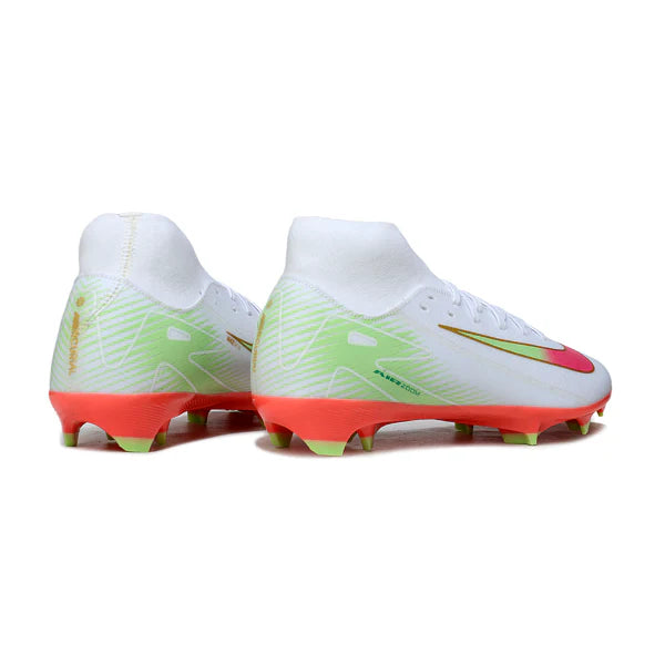 Nike Air Zoom Mercurial Superfly 10 Academy White, Orange and Pink FG