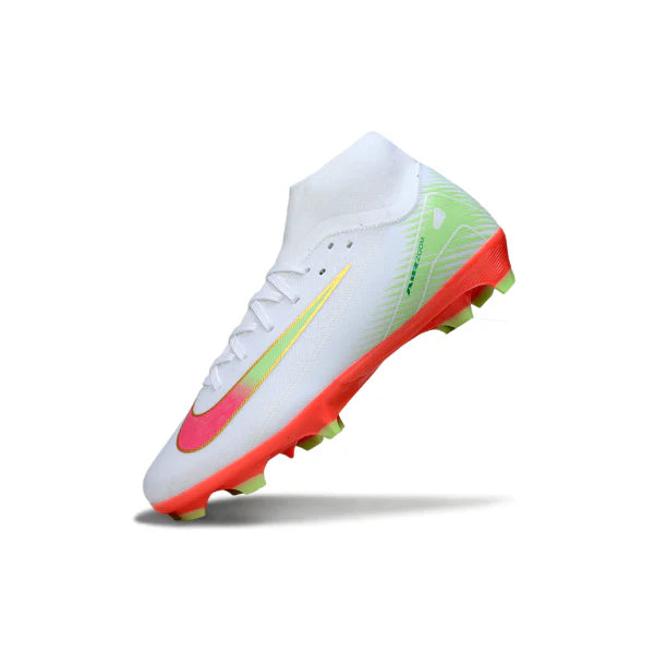 Nike Air Zoom Mercurial Superfly 10 Academy White, Orange and Pink FG