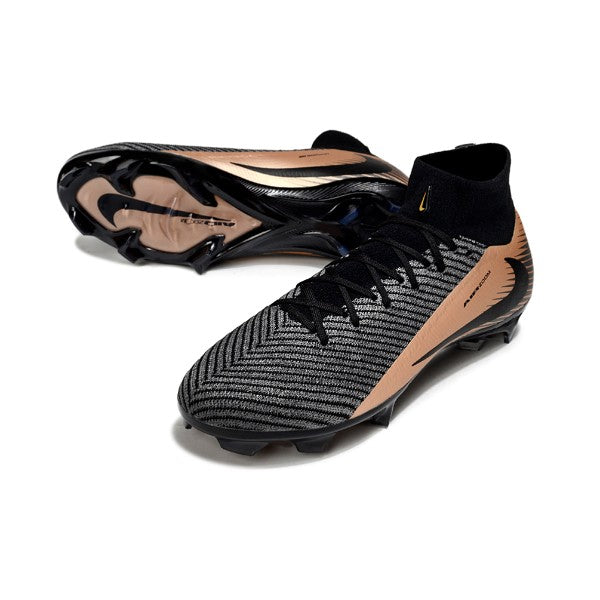 Nike Air Zoom Mercurial Superfly 10 Elite Black and Bronze FG