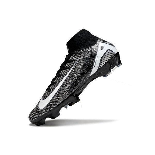 Nike Air Zoom Mercurial Superfly 10 Elite Black and White FG