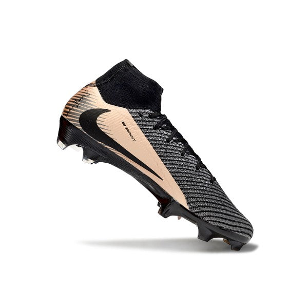 Nike Air Zoom Mercurial Superfly 10 Elite Black and Bronze FG