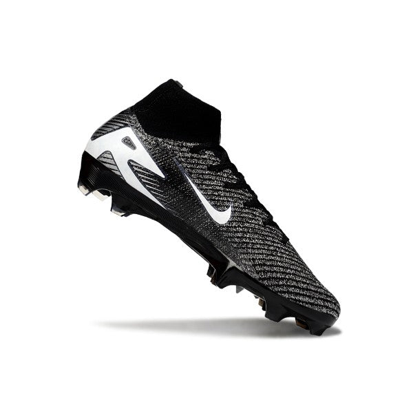 Nike Air Zoom Mercurial Superfly 10 Elite Black and White FG