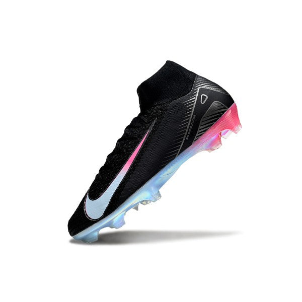Nike Air Zoom Mercurial Superfly 10 Elite Black Blue and Pink FG